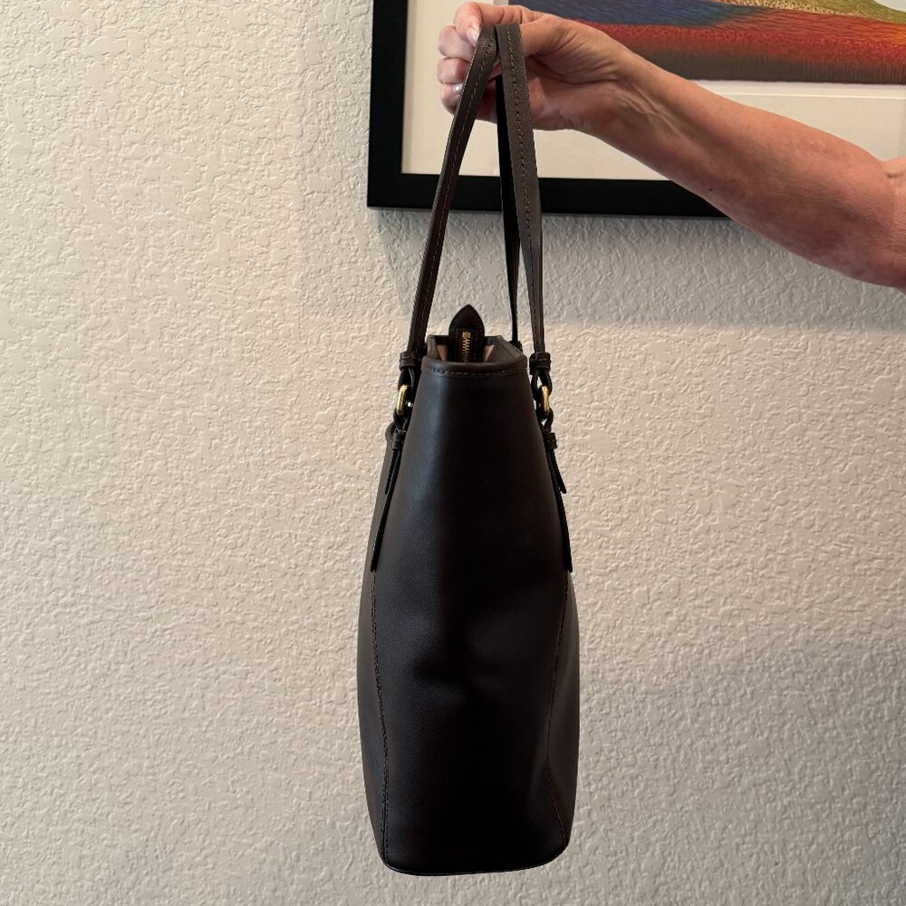 COACH Peyton Shoulder Tote Bag Saffiano Leather 27349 - Picture 3 of 14